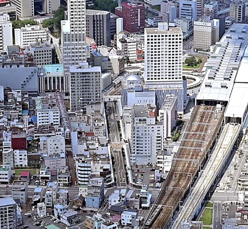 Redevelopment of Fukui Station Minami-dori district expected to be delayed Four years after the opening of the Shinkansen, the situation is unlikely to improve