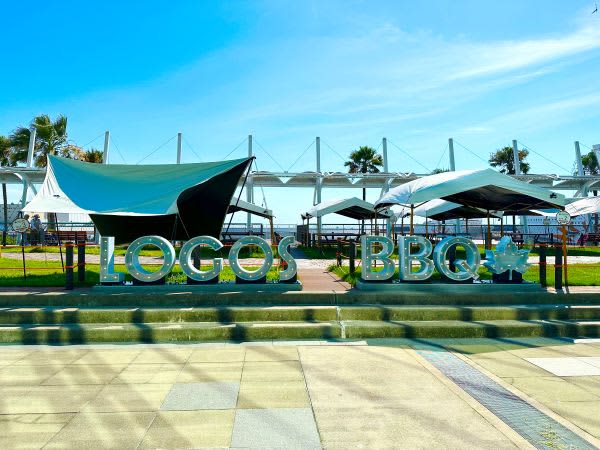 [Nangang] Seaside cafe with a superb view "Logos Barbecue Stadium and Cafe"