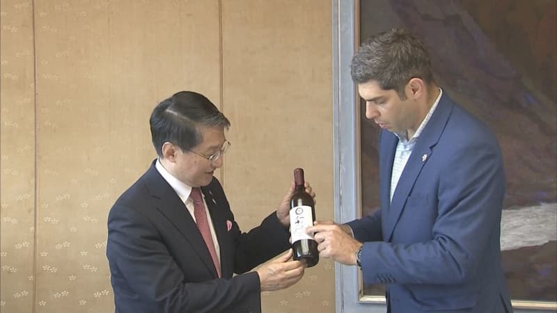 ワイン外交の駐日ジョージア大使　鳥取県のために選んだワインは？