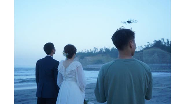 A long-established kimono store damaged by the earthquake Created a bridal video using a drone <Soma City, Fukushima>