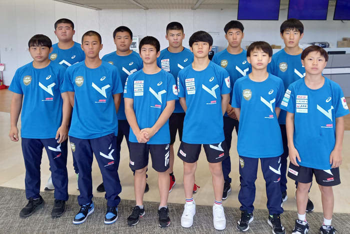 ＜レスリング＞中学生選抜チームが韓国遠征へ出発