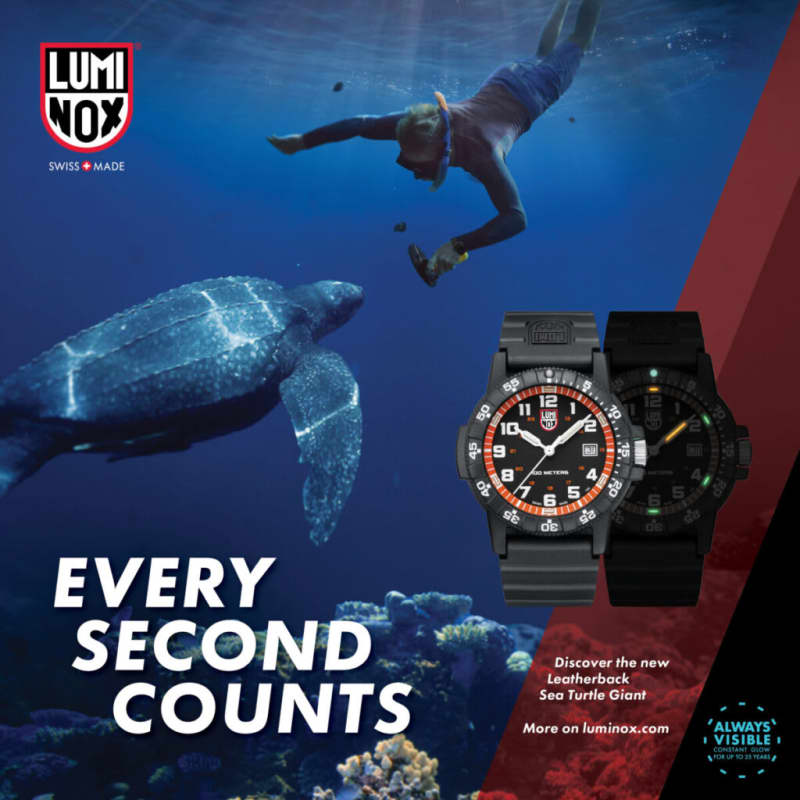 Summer colors are perfect for the outdoors!New 2023 model from Luminox