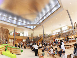 "Finally met at the school" Okuma's educational facility, new school building starts new school term