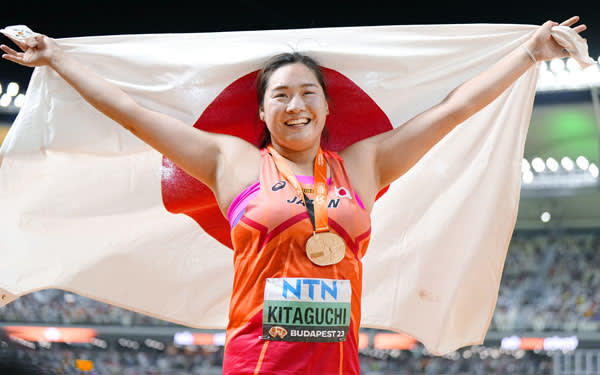 Haruka Kitaguchi wins the gold medal in the World Athletics Women's Javelin Throw come-from-behind!Japanese female athlete reaches first peak outside of marathon
