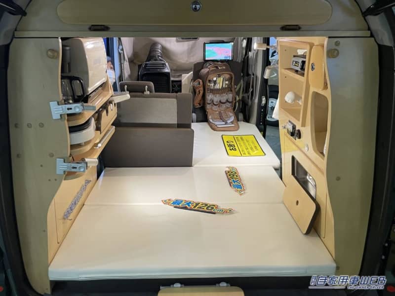 Home appliances can be used in the car!Light camper based on Suzuki Every