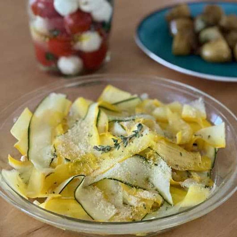 The fluttering texture is interesting! 5 Selections of “Sliced ​​Zucchini” Salads