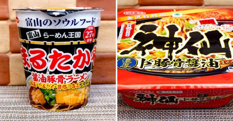 Hokuriku confrontation with cup noodles!Toyama VS Kanazawa... Which one is the champion?Lawson "Marutakaya" and Famima "Shinsen" ...
