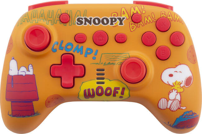 "Snoopy" SWITCH controller & storage pouch on sale!Cute design and excellent functionality