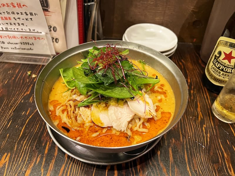 Fujimi City "Chuka Soba Aoi" Ramen Izakaya, eating up and finishing with chilled dandan noodles was the best