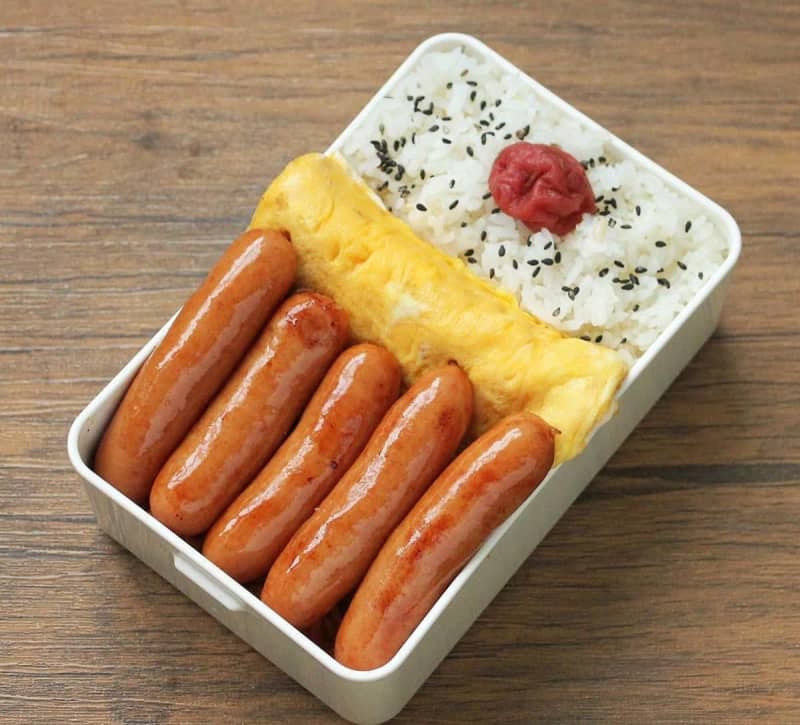 A savior in trouble!Satisfying "#wiener bento" that can be made quickly