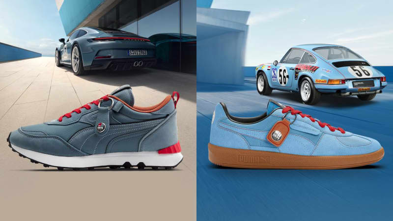 ポルシェ 911の生誕60周年を祝うスニーカーを発表。数量限定で、ヘリテージタイプとレトロタイ…