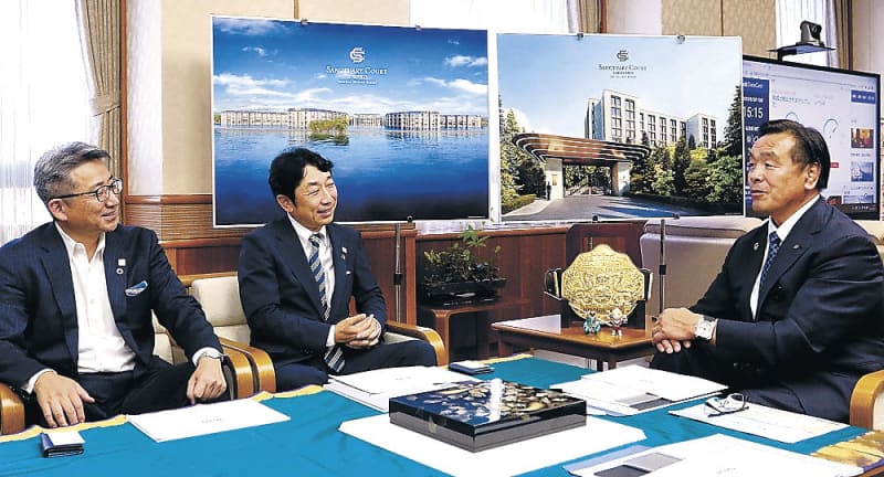Kanazawa Links announces luxury hotel Resorttrust to the governor