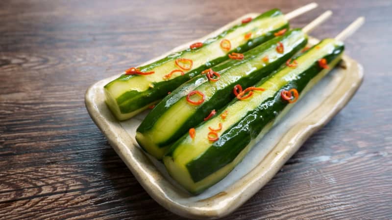 More than 1 likes on Twitter!"Cucumber side dish" that you want to eat on a hot day
