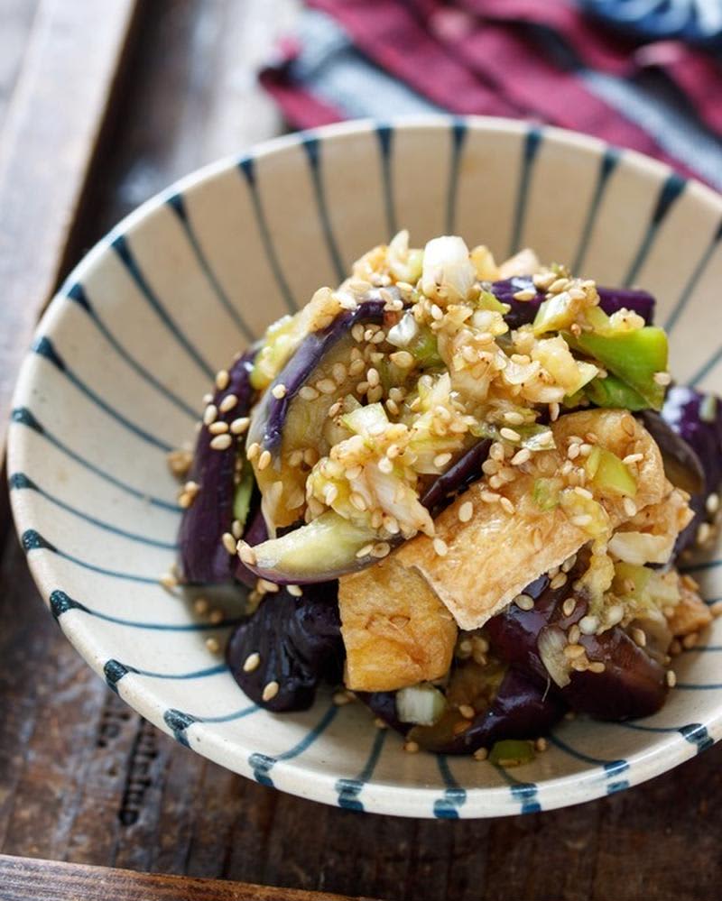 A simple side dish of "eggplant x fried tofu" that makes you want to make it again