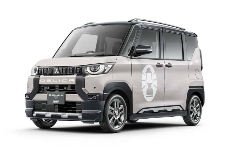 Collaborative wrapping between Mitsubishi Delica Mini and Coleman will be available as an option for a limited time.Target is existing owners...
