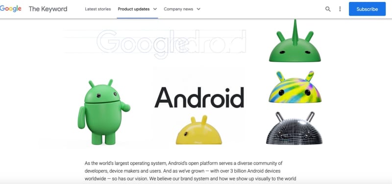 Google gives its droid mascot a fresh look ahea…