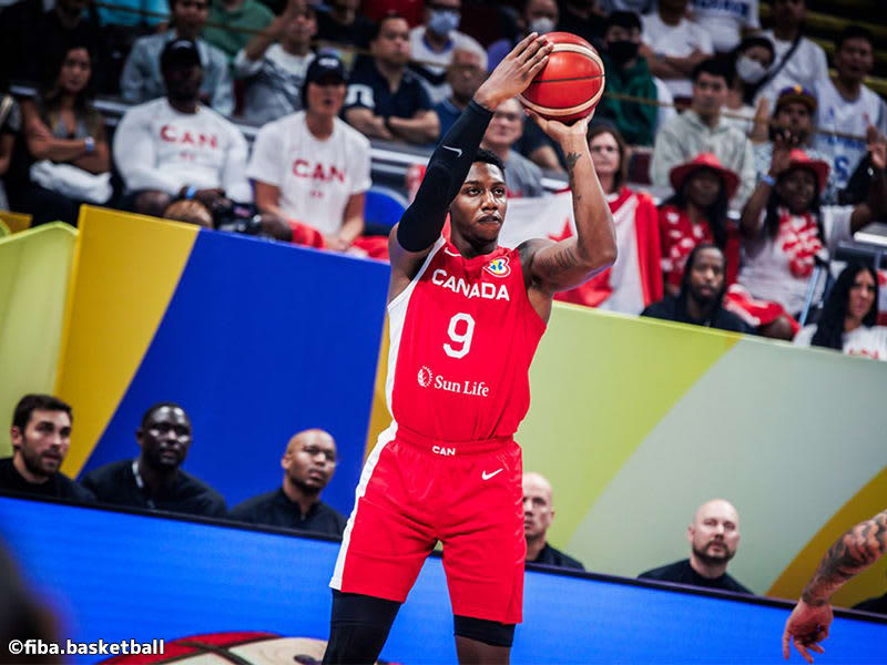 Canada loses in the Basketball World Cup semifinals...Barrett blames defense for loss: ``It wasn't at the level it should be''