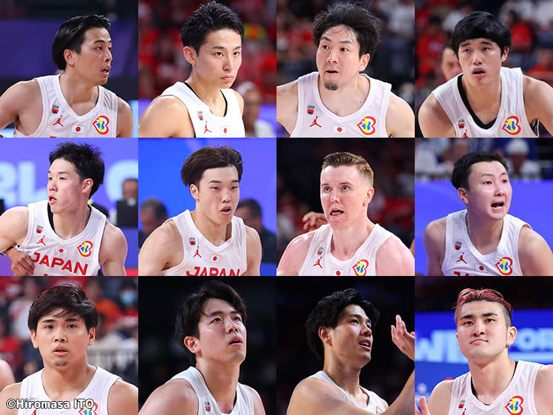 Japan's men's national team competed in the Basketball World Cup...Messages of gratitude from all 12 members to the fans!