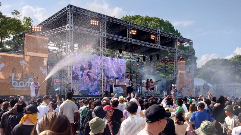 Approximately XNUMX tons of hot water is released!A large-scale festival that collaborates with hot springs and music will be held for the first time in Beppu City.