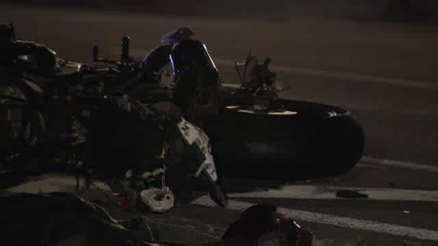 車と衝突した大型バイクの男性死亡　信号機無しの県道交差点で　福岡・太宰府市