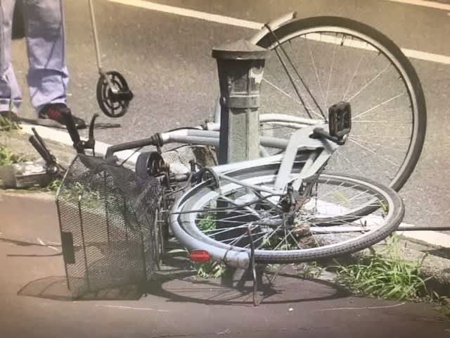 横断歩道で自転車が車にはねられ60代女性がドクターヘリで救急搬送　宮城・多賀城市