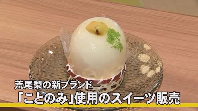 Sweets using Arao Pear's new brand "Koto only" sold at Amu Plaza Kumamoto [Kumamoto]