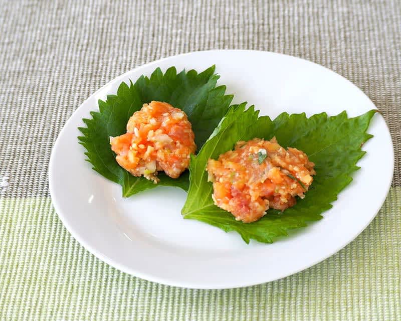 Namero using Kamaishi Hamayuri cherry salmon