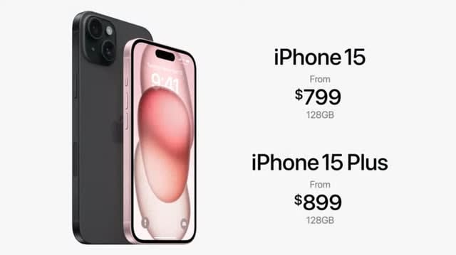iPhone 15 announced.New color pink added. Notch disappears with Dynamic Island adoption