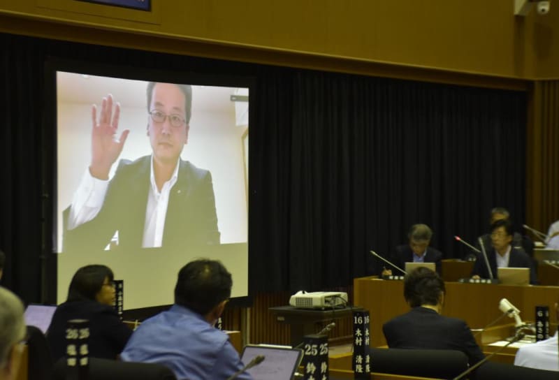 Tsukuba City Council holds general questions online, first in Ibaraki Prefecture, connects assembly hall and home