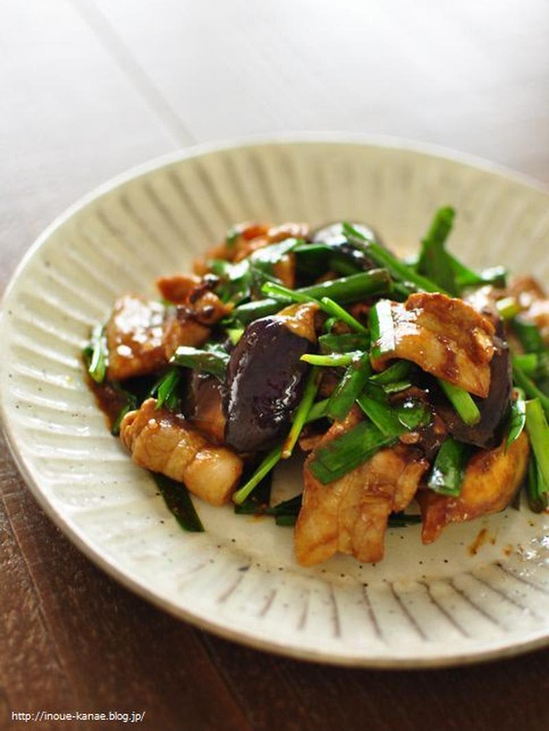 You can eat plenty of vegetables! 5 variations of “Stir-fried eggplant chives”