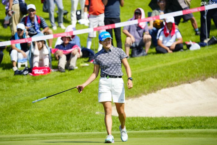 Even after hitting a 63, she is selfless. What Akiai Iwai gave up on for her “second win”