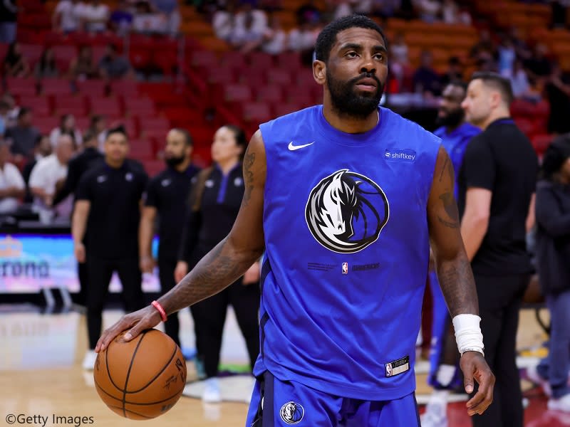 Kyrie Irving plays with the “special number” of 2 this season, his second year with the Mavs.