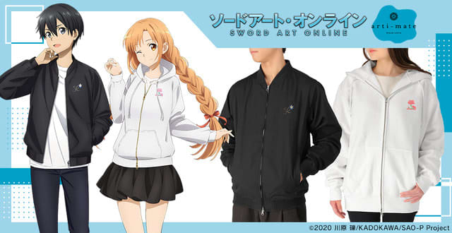 "SAO" Kirito, Asuna, Eugeo, and Alice in casual style!Wearing accessories with newly drawn illustrations...