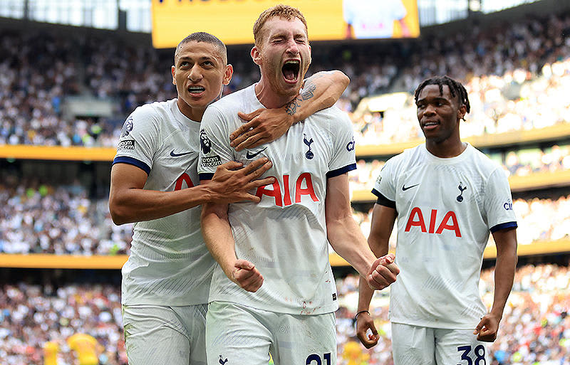 Spurs dramatically come from behind to win with two goals in the second half!Richarlison, who has been struggling, wins 2 consecutive wins with a big job in 1G1A...