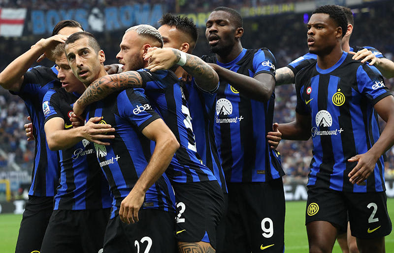 Thuram's dynamic performance leads to Mkhitaryan's brace, Inter win their 5th consecutive start with a 4-shot Derby win [Serie A]
