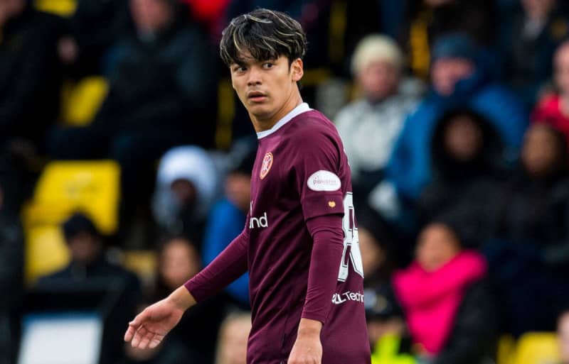 Hearts Yutaro Oda, returning from the U-22 Japan National Team, scores the opening goal!The commander said the injury was a matter of concern, saying it was taken seriously.