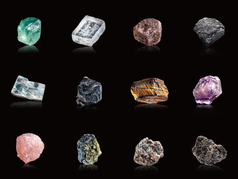 beautiful!12th edition of "Gakken no Kagaku" comes with 5 types of real minerals and rocks