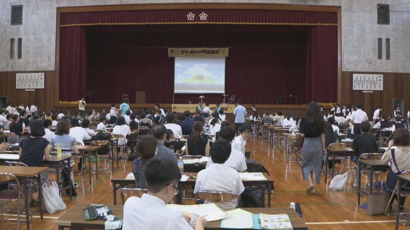 Workshop for junior high school students to think about their dreams Takamatsu City