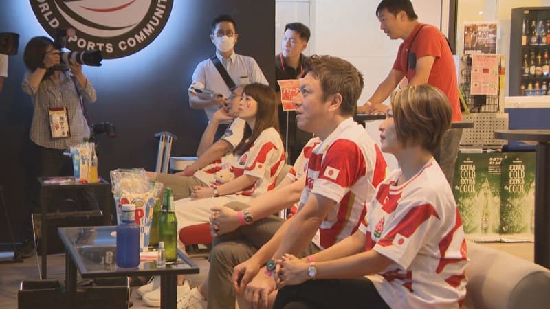 Rugby World Cup Japan vs. England match "Sports is a drama without a plot..." Cheers early in the morning