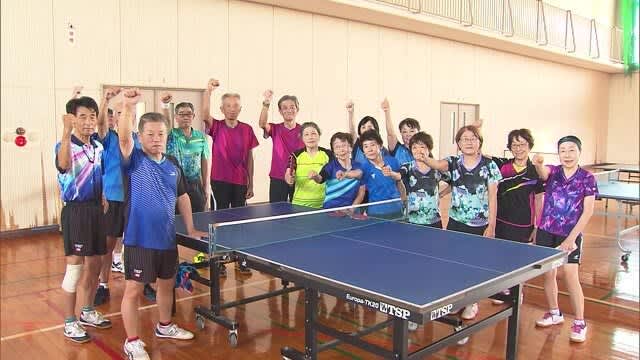 3-year-old man from Kanzaki City who placed 80rd at the All Japan Championship in table tennis, which he has played since junior high school: ``I want to live until my grandchildren grow up''