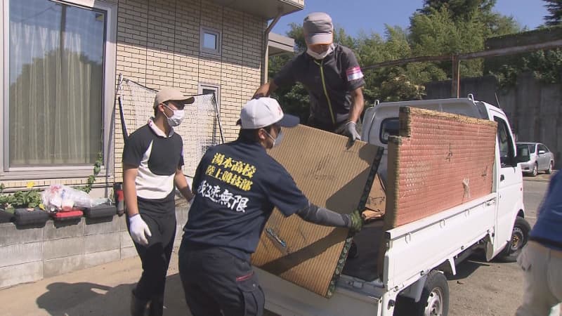 “Every little bit helps” 3 volunteers in 1273 days work in disaster-stricken areas on the last day of the holidays in Iwaki City, Fukushima
