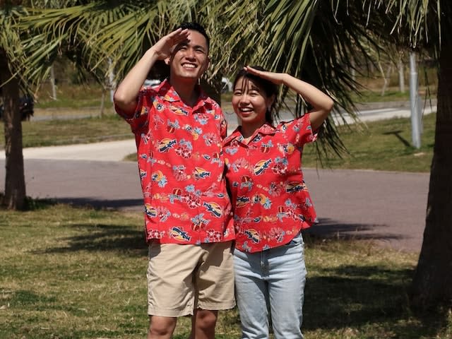 When I wore an aloha shirt on a trip to Okinawa, I was shocked when someone asked me if I worked at a bank → The reason could be because of my Kariyushi wear!