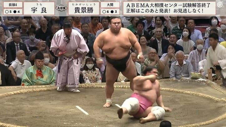 Ura is gununu...The expression on Takakeisho's face right after he was punched in was, ``Stop that face'' ``You look like you're going to be sick'' It was an amazing big deal...