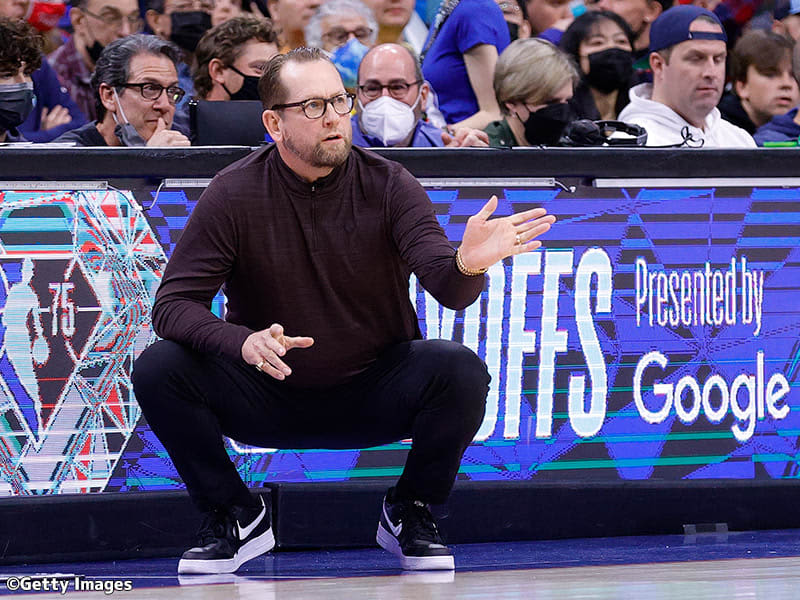 New Sixers coach Nick Nurse talks about this season's team...``We plan to have Embiid in more games.''