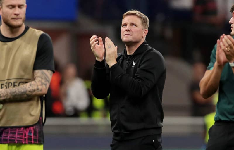 ``We were a bit unlucky'' after goalless draw in first Champions League match, with Newcastle manager Howe praising the one point...