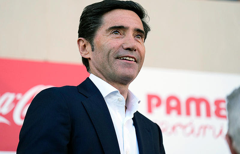 Marseille officially announces the resignation of manager Marcelino...The club is under pressure from the ultras for ``non-sporting reasons...''