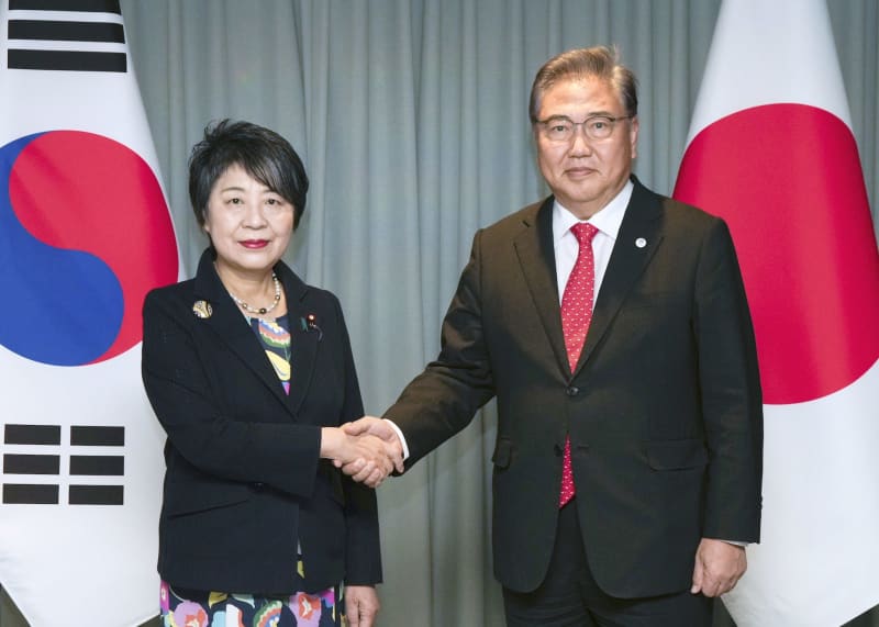 Japan and South Korea foreign ministers meet to confirm close cooperation to advance relations