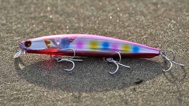 Introducing the "eating minnow" that is perfect for capturing flounder in shallow surf! “Hot Sand Flounder Minnow SR 110F/11…