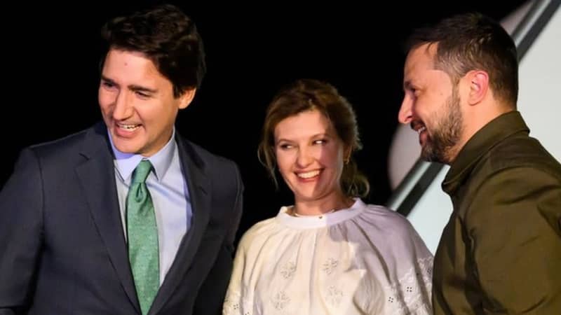 ゼレンスキー氏、侵攻後初のカナダ訪問　前日にはバイデン氏と会談