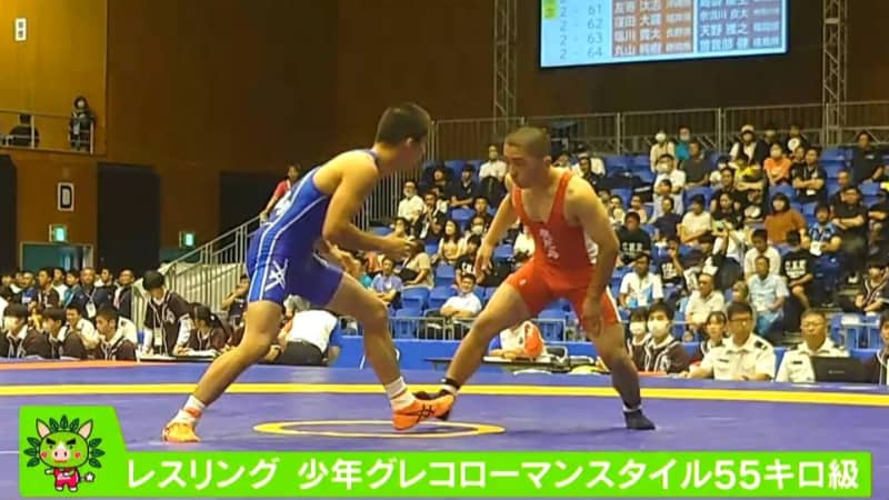[Breaking News] Kagoshima National Athletic Meet pre-season competition, youth wrestling Mt. Riki Ooyama ranks XNUMXrd in Kagoshima